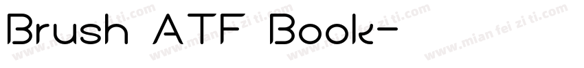 Brush ATF Book字体转换